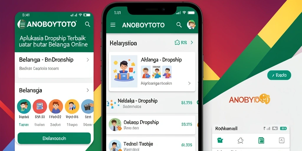 Tampilan antarmuka ANOBOYTOTO yang menarik dan mudah digunakan untuk dropship.