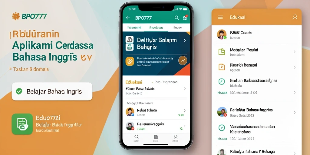 Antarmuka aplikasi BPO777 yang intuitif dan mudah digunakan.