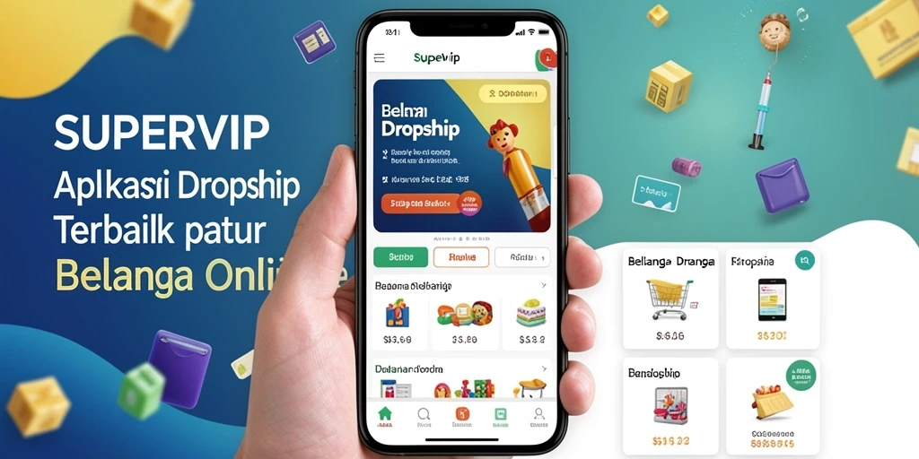 Tampilan antarmuka SUPERVIP yang modern dan intuitif.